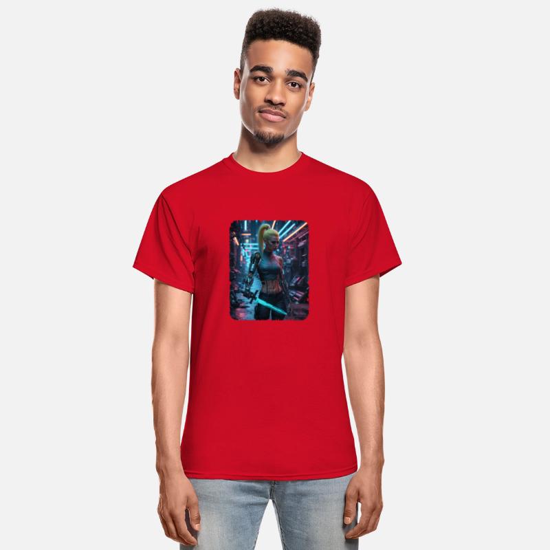 Cyberpunk women Warrior