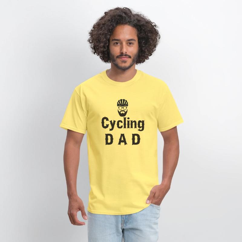 Cycling Dad Bicycle T shirt