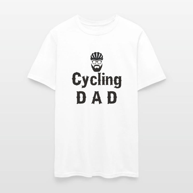 Cycling Dad Bicycle T shirt