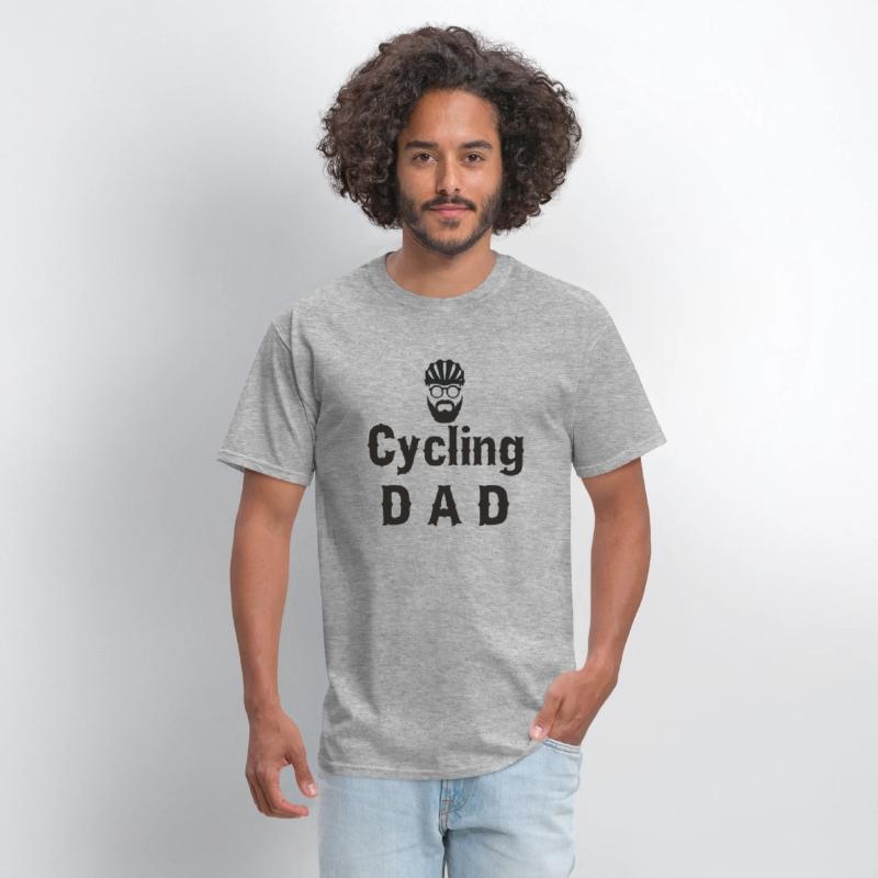 Cycling Dad Bicycle T shirt