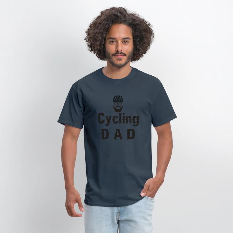 Cycling Dad Bicycle T shirt