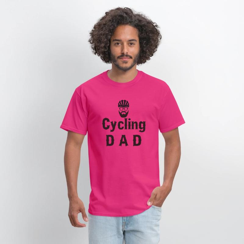 Cycling Dad Bicycle T shirt