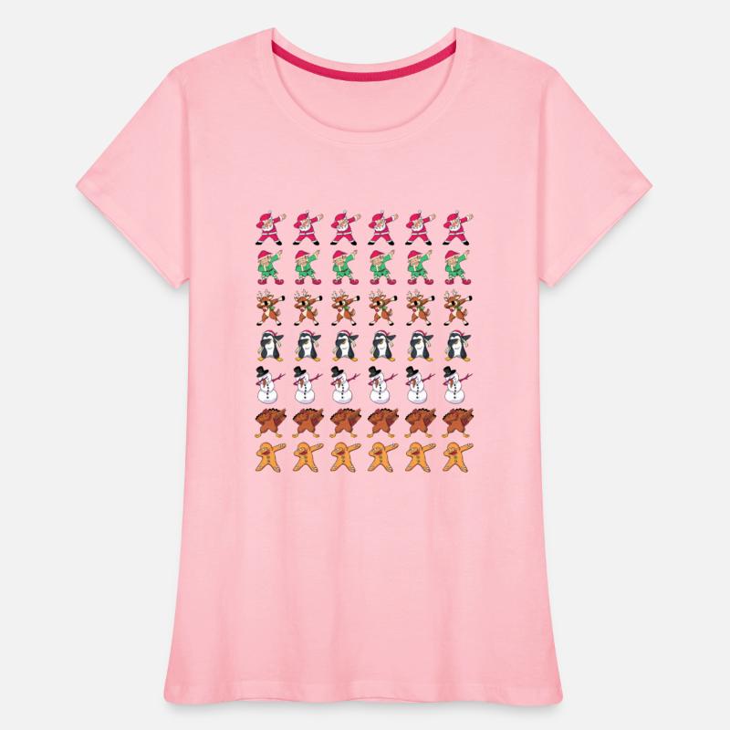 Dabbing Santa Claus Christmas figures pajama gift