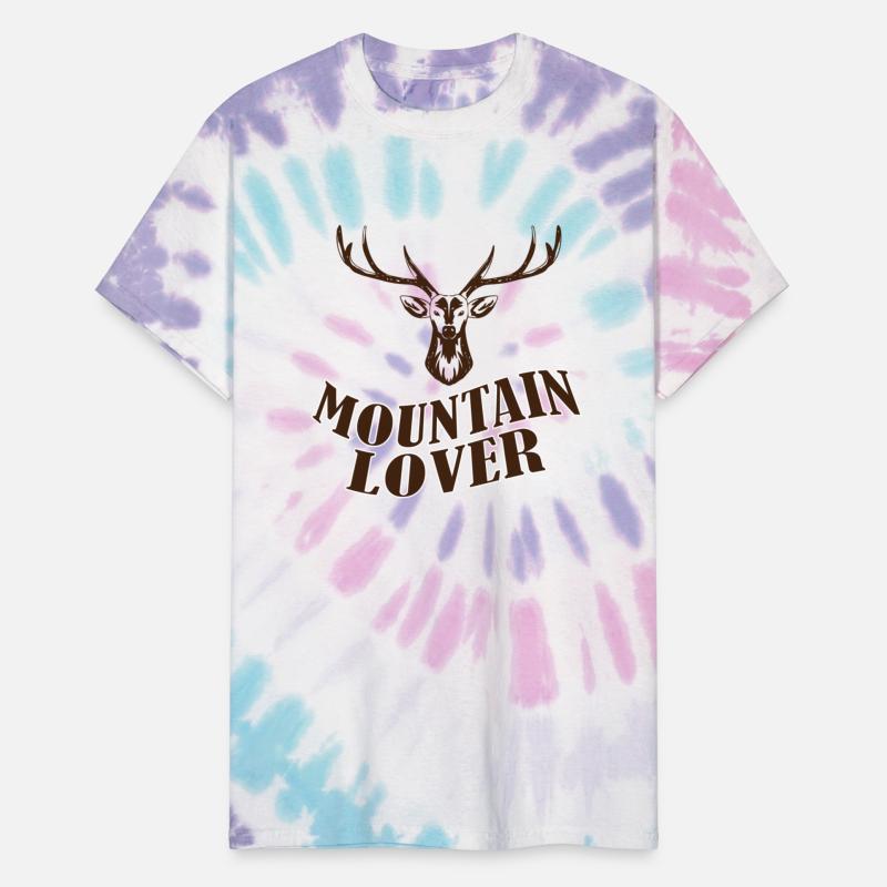 deer t-shirt for climbers and hikers forest lover