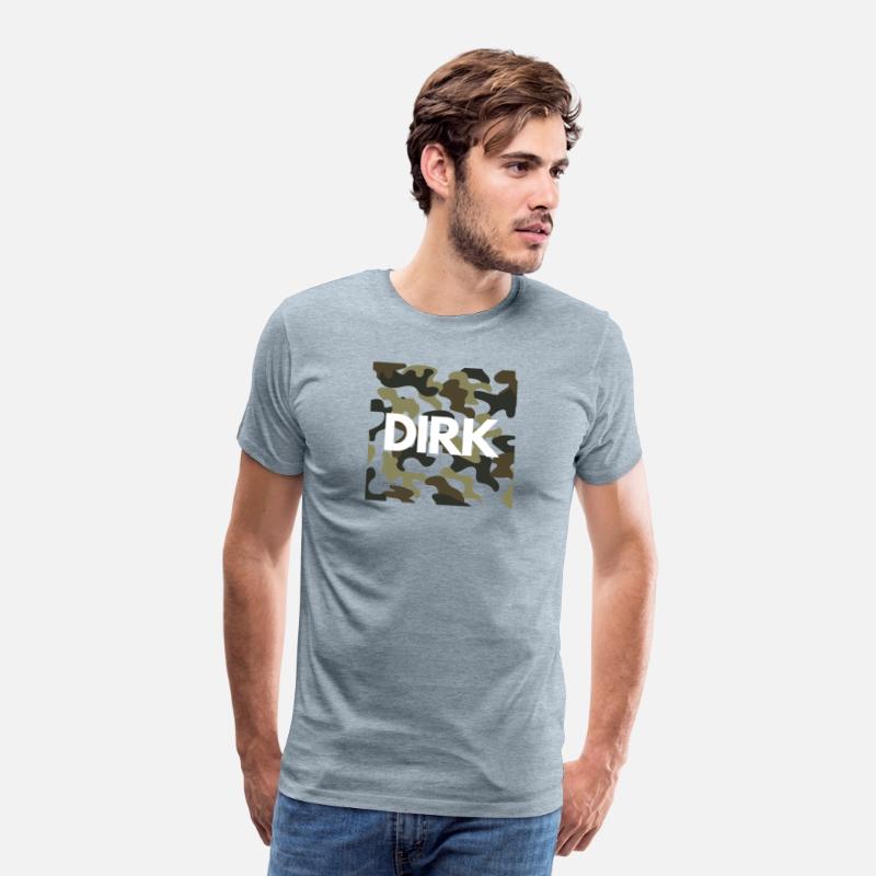 Dirk Name Hoodies Men Good Quality Camouflage