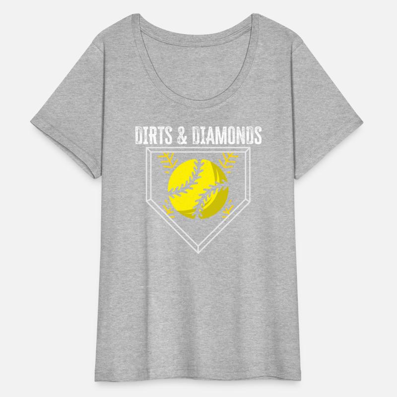 Dirt And Diamonds Softball Player Pitcher Catcher