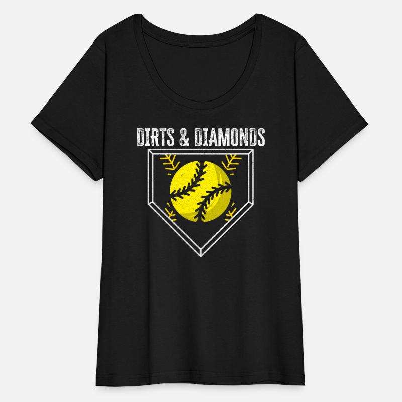 Dirt And Diamonds Softball Player Pitcher Catcher