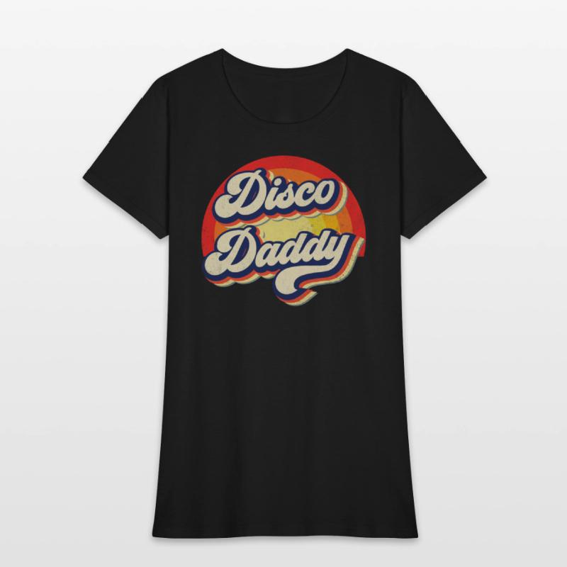 Disco Daddy Rainbow Groovy Retro Men Dad Funny