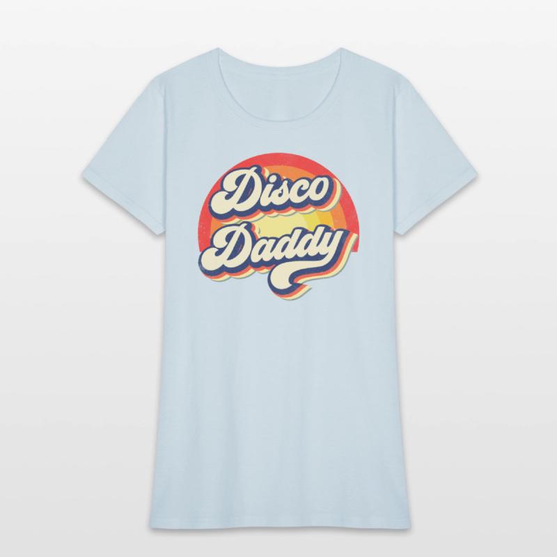Disco Daddy Rainbow Groovy Retro Men Dad Funny