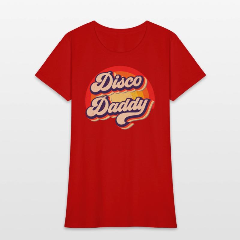 Disco Daddy Rainbow Groovy Retro Men Dad Funny