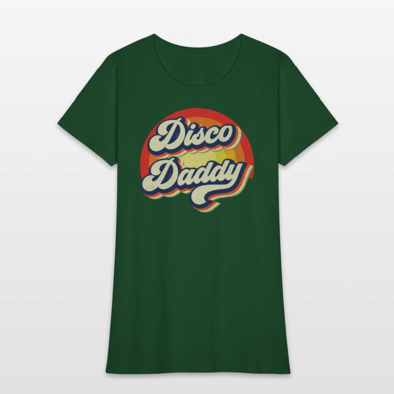 Disco Daddy Rainbow Groovy Retro Men Dad Funny