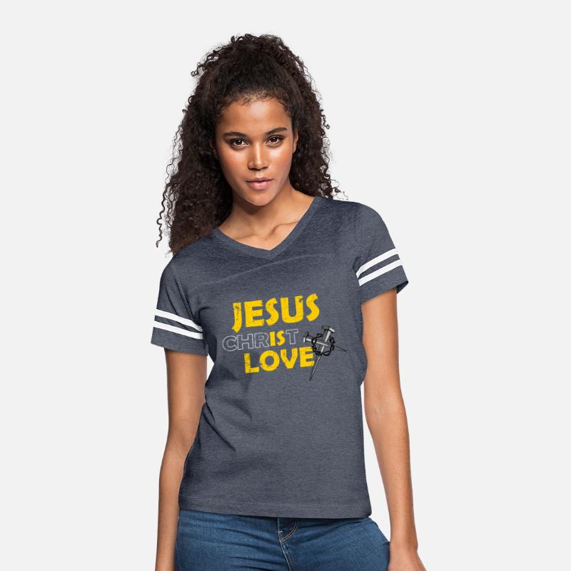 Distressed Jesus Christ Is Love God Christian Reli