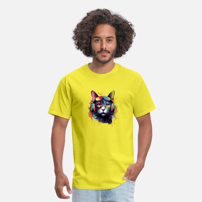 DJ Cat in Sunglasses, musica , Cat with Headphones