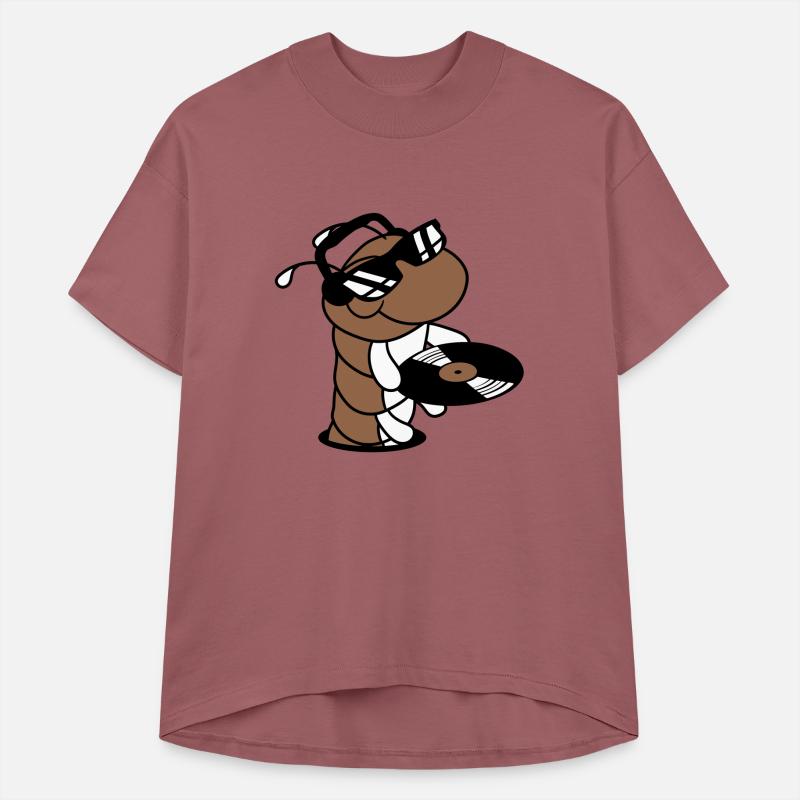 DJ Caterpillar Sunglasses Mixer Music Record Party