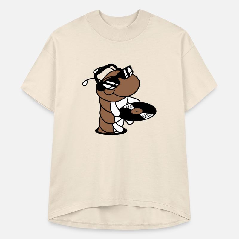 DJ Caterpillar Sunglasses Mixer Music Record Party