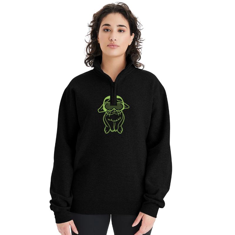 DJ Green Easter Bunny Rabbit Headphone Music Party