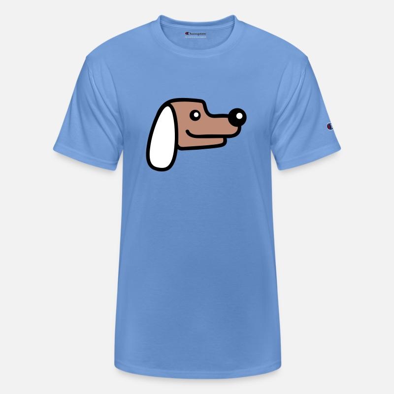 Dog Face Small Happy Pet Head Cute Funny Cartoon