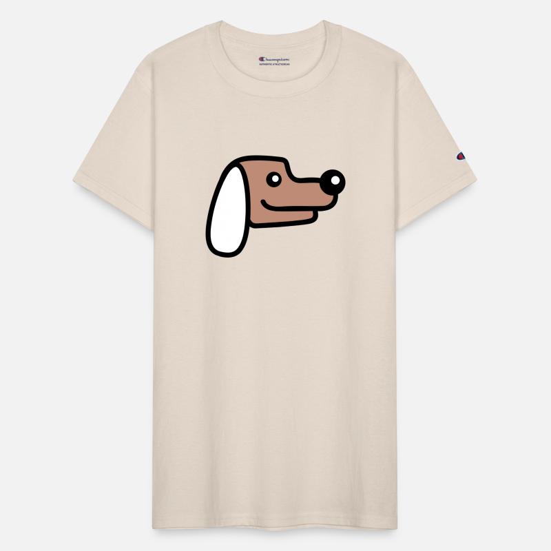 Dog Face Small Happy Pet Head Cute Funny Cartoon
