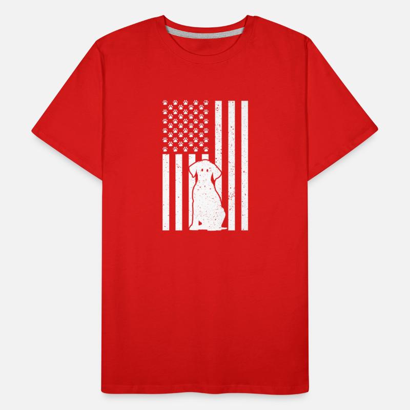 Dog Flag USA 4th July