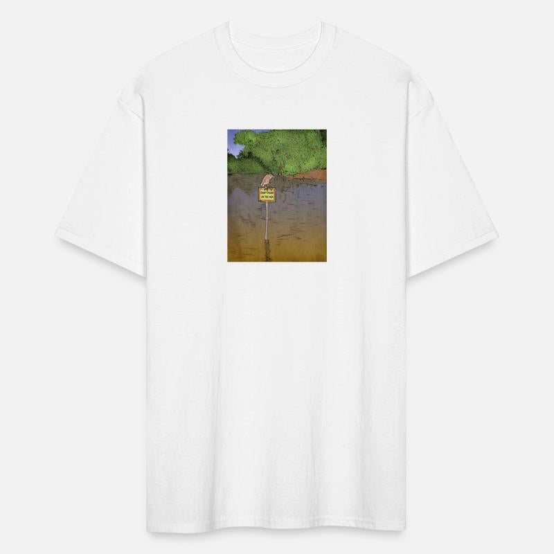 Don't stand on the sign