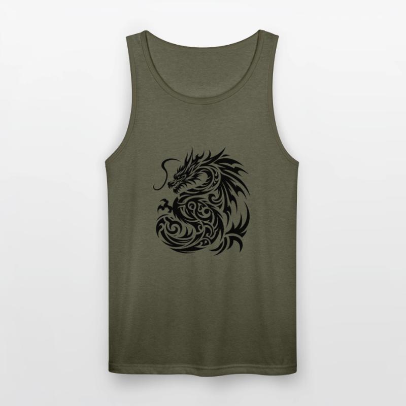 Dragon Tribal Tattoo Artistic Symbol Design