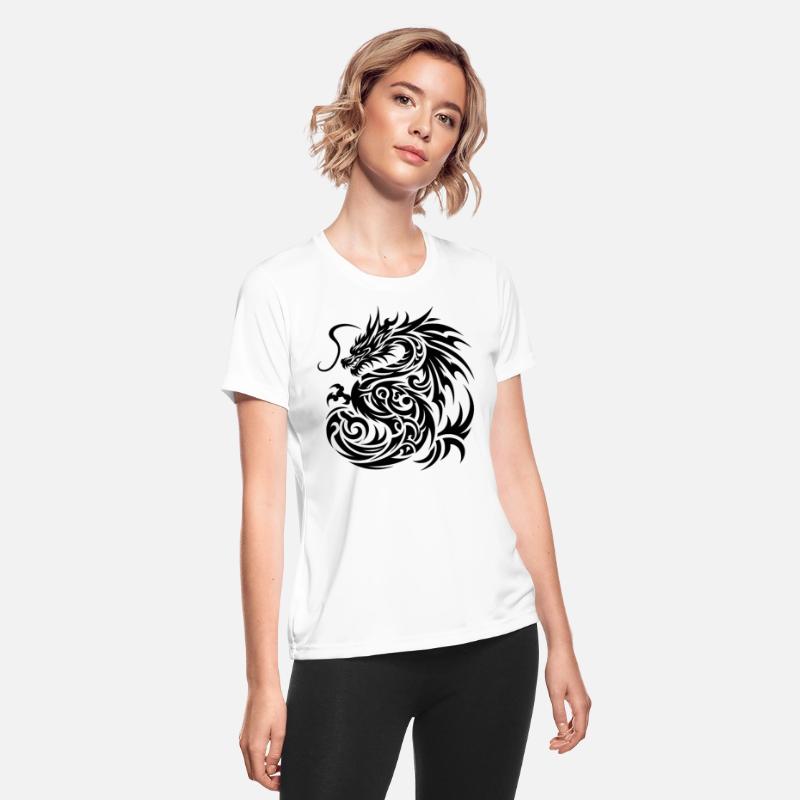 Dragon Tribal Tattoo Artistic Symbol Design