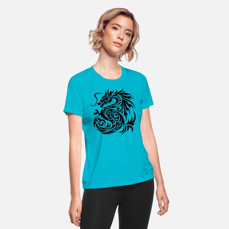 Dragon Tribal Tattoo Artistic Symbol Design