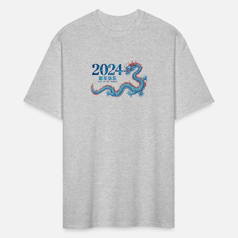 Dragon's Roar: Year of the Dragon 2024 Red T-shirt