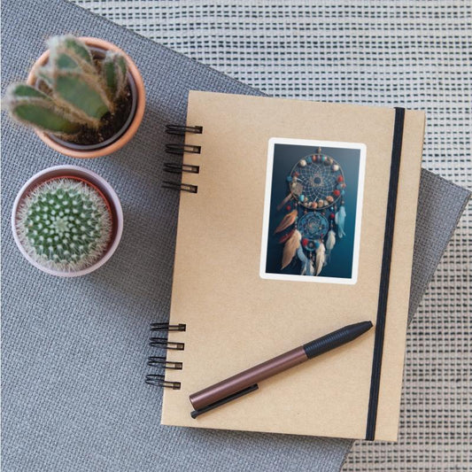 DreamShaper v7 A dream catcher with feathers and d