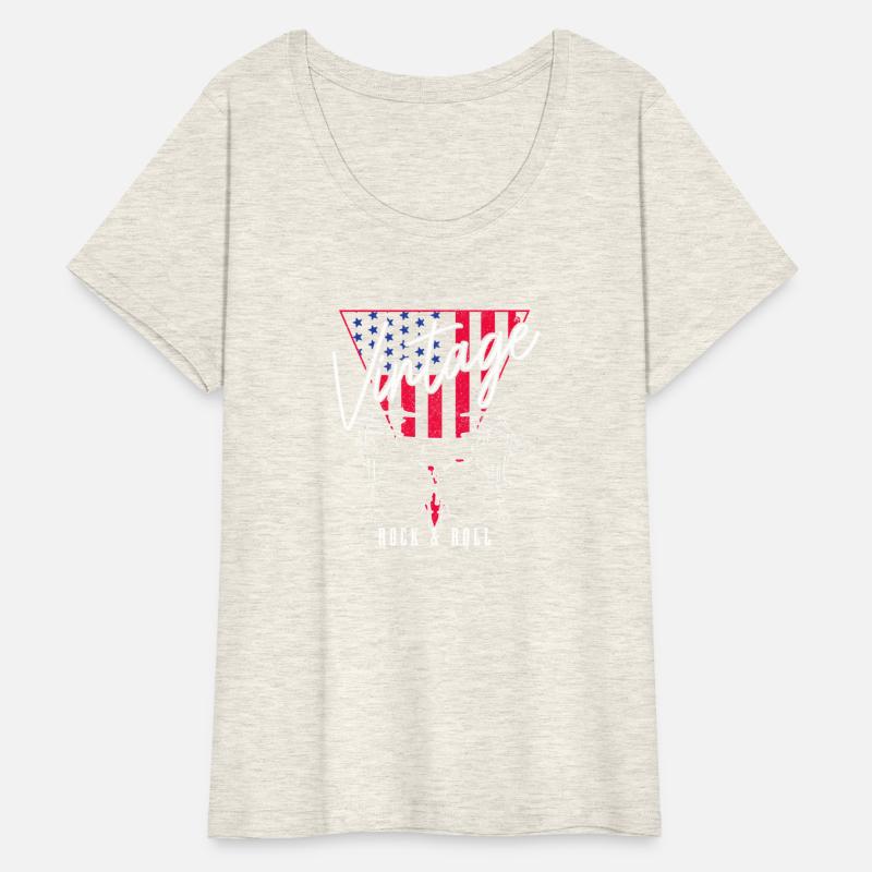 Drummer Gift Vintage Rock & Roll Drums