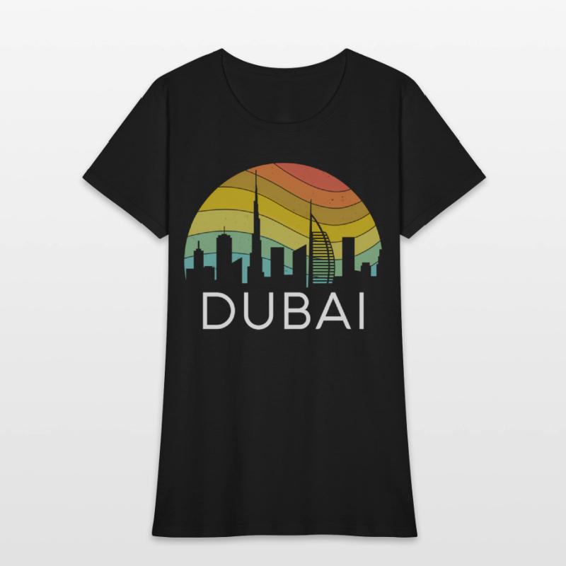 Dubai Skyline City Arab Emirates Uae Arcihtecture
