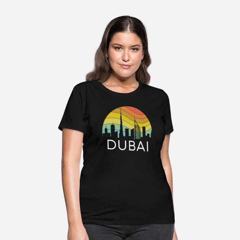 Dubai Skyline City Arab Emirates Uae Arcihtecture