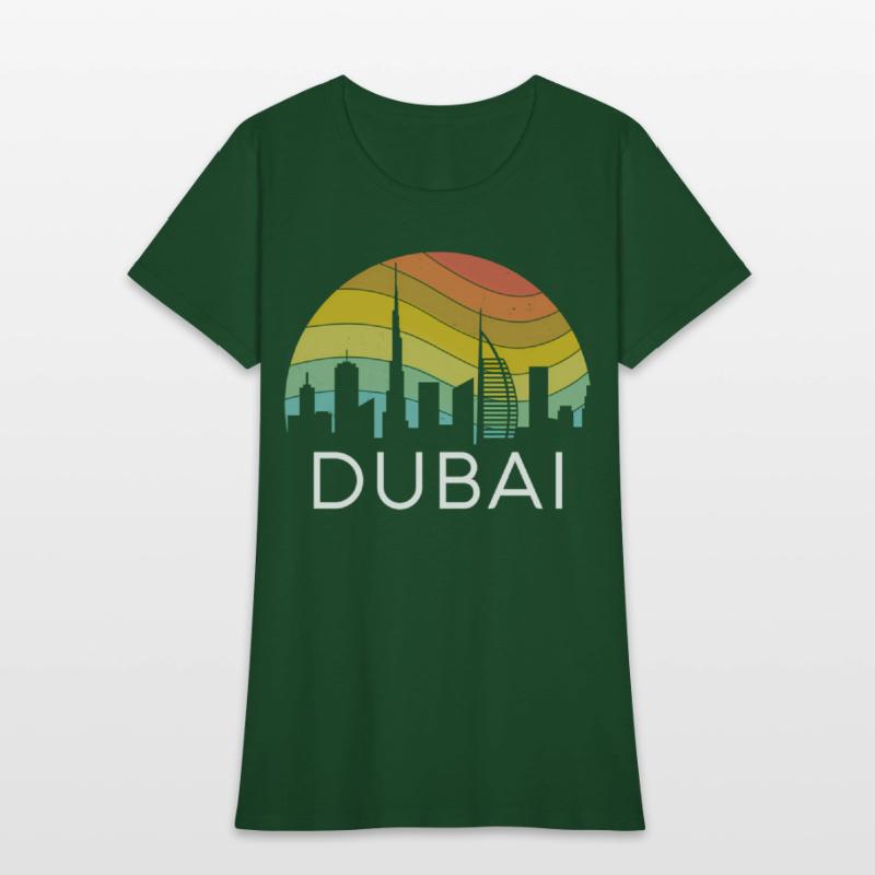 Dubai Skyline City Arab Emirates Uae Arcihtecture