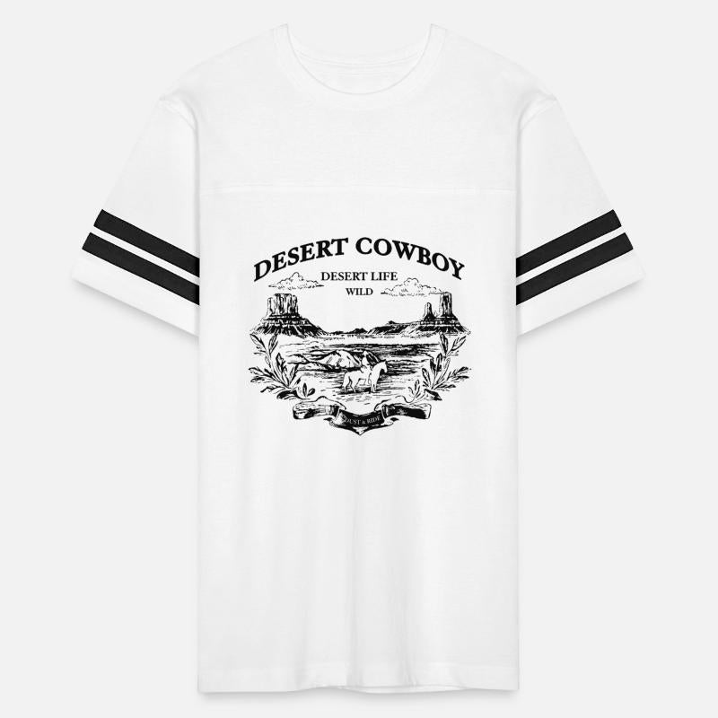 Dusty Cowboy Western Line Art Graphic T Shirt
