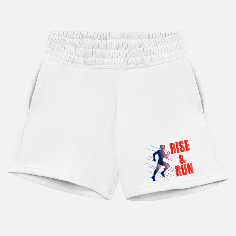 Dynamic Runner with Rising Text Design