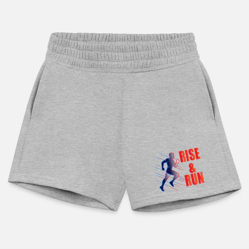 Dynamic Runner with Rising Text Design