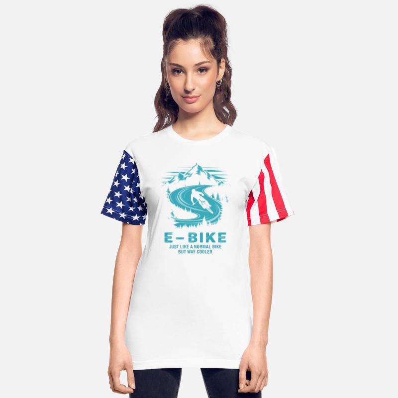 E-Bike Saying Ebiker Cyclist Mountains Nature