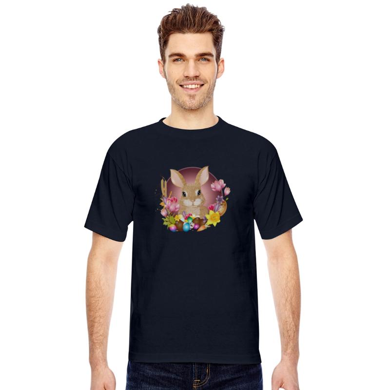 Easter wreath & Easter eggs with rabbit as Easter