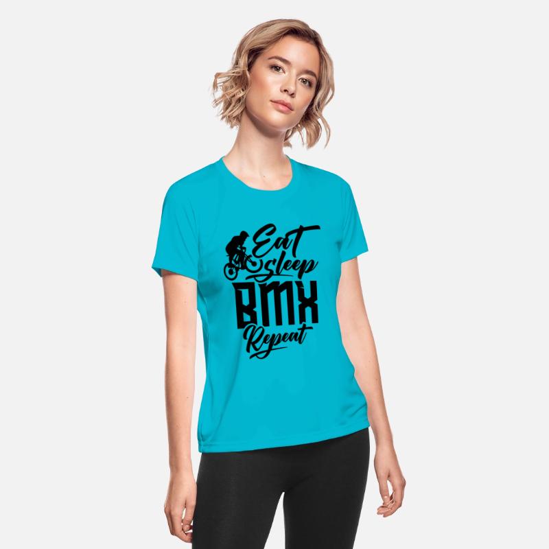 Eat Sleep Bmx Repeat Bike Cycling Rider Tricks