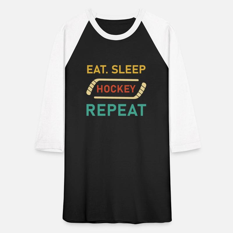 Eat Sleep Hockey Repeat Funny Ice Hockey