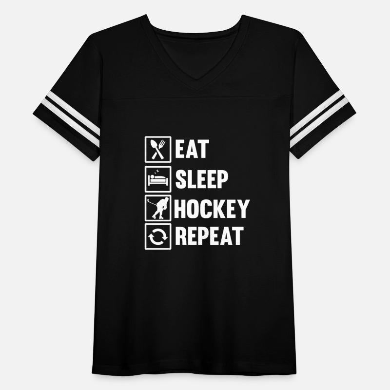 Eat Sleep Hockey Repeat Motive for a Ice Hockey