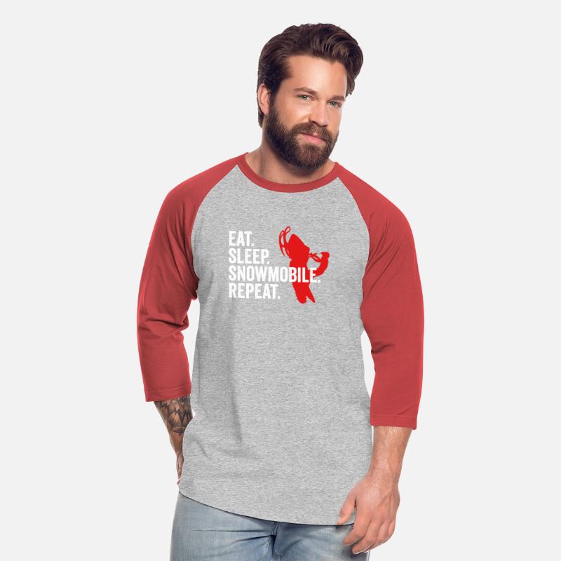 Eat Sleep Snowmobile Repeat Fun Ski Winter Sports