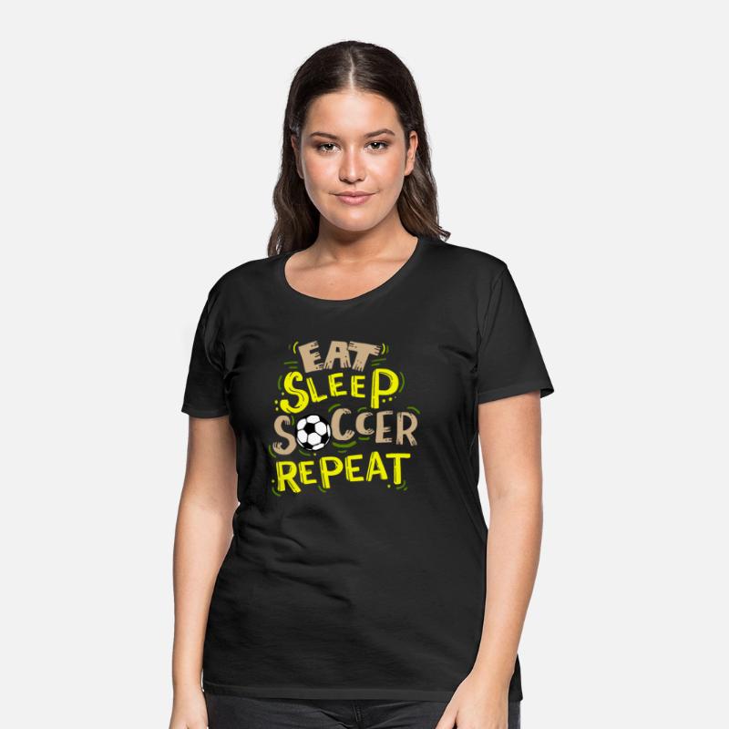Eat Sleep Soccer Repeat Routine Ball Sports
