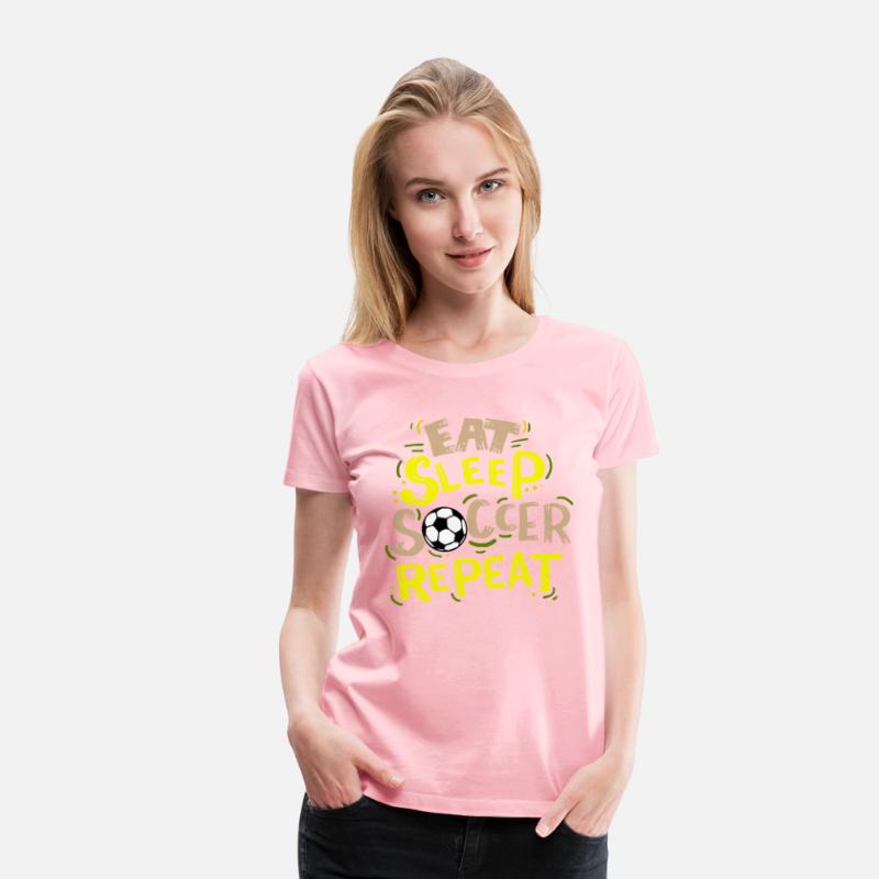 Eat Sleep Soccer Repeat Routine Ball Sports
