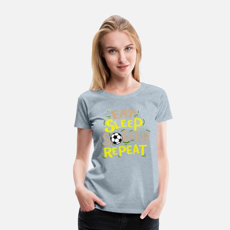 Eat Sleep Soccer Repeat Routine Ball Sports