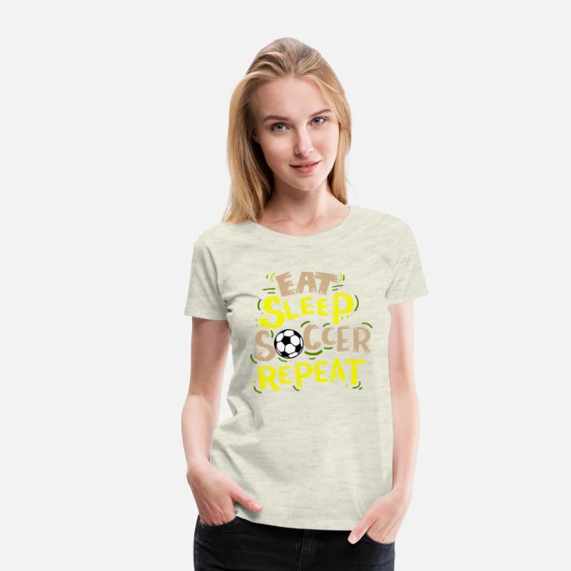 Eat Sleep Soccer Repeat Routine Ball Sports