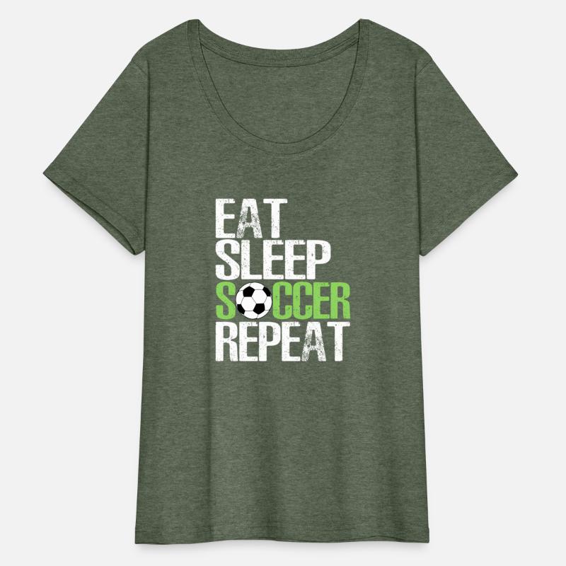 Eat Sleep Soccer Repeat Sport Player
