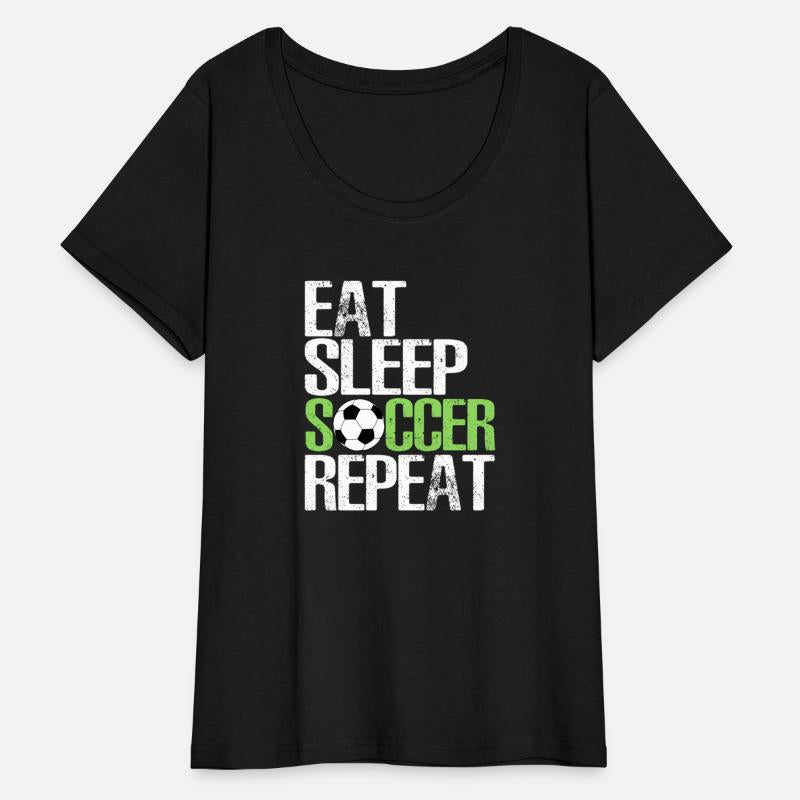 Eat Sleep Soccer Repeat Sport Player