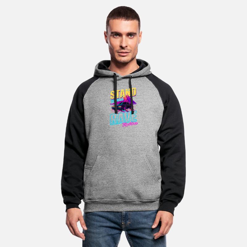 Edm Rave Stand Rave Together Synthwave