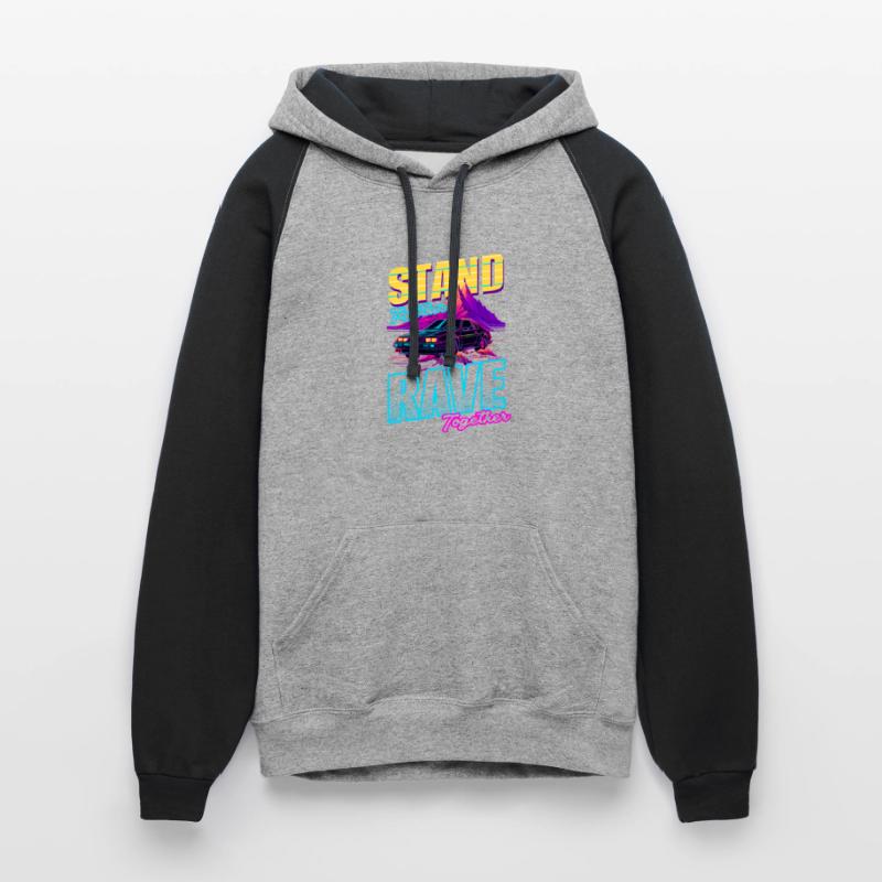 Edm Rave Stand Rave Together Synthwave